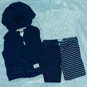 Carter's hoody outfit with extra pants